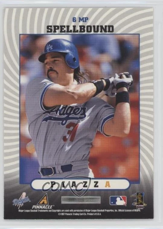 1997 New Pinnacle Spellbound Mike Piazza #6MP HOF - Image 2 of 2