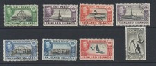 Falkland Islands Stamps 1938; 1952 SG148/9;151;153a;159;180 Used  CV £13.7