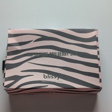 Blissy Single Sleep Mask Eye Mask, Pink Black Zebra Print Sleeping Mask