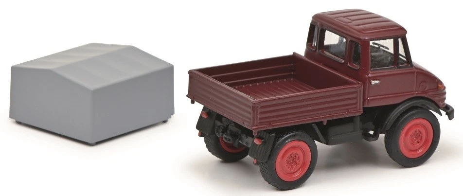SCHUCO, UNIMOG U406 Rosso, 1/87, SCH26609 - Immagine 2 di 3