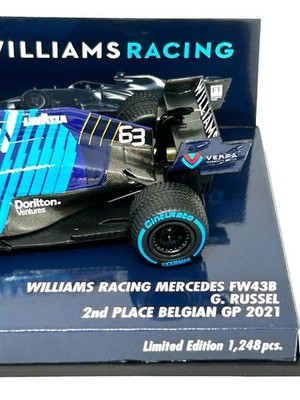 George Russell Williams FW43B 1/43 scale MINICHAMPS F1 Model Car