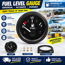  2 52mm Universal Car Fuel Level Gauge Meter W Sensor E-12-f