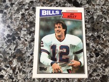 1987 Topps Jim Kelly Rookie card #362 EX/EX+     *JK1. rookie card picture