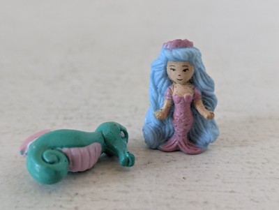 Vintage Trendmasters Star Castle Under The Sea Pink Mermaid And Seahorse Figure