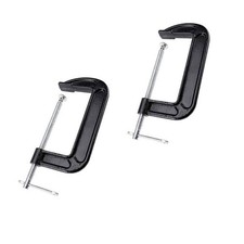6 Inch Cclamp Set 25/8 Inch Throat Depth Heavy Duty Steel C Clamp Industrial Str