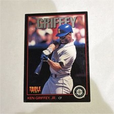 Leaf Triple Play Ken Griffey Jr Seattle Mariners #24 1993 MLB Baseball Card
