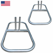 Nuwovwo Chain Link Fence Panel Base For 32Mm Diameter Posts Metal Fence Stands