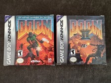 Doom 1 & 2 - Gameboy Advanced - Complete - Authentic - GBA - Doom l and ll - GBA