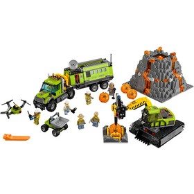 LEGO [City] - Volcano Exploration Base Building Set - Volcano Explorers Series