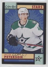 2022-23 O-Pee-Chee Retro Black Border 40/100 Jacob Peterson #290 2d8