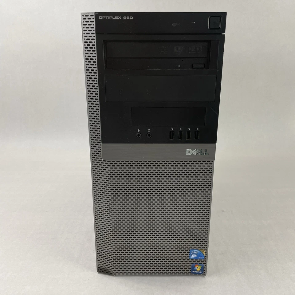 Dell OptiPlex 960 MT Core 2 Duo E8400 3.00 GHz 2 GB RAM No HDD No OS - Image 2 of 4