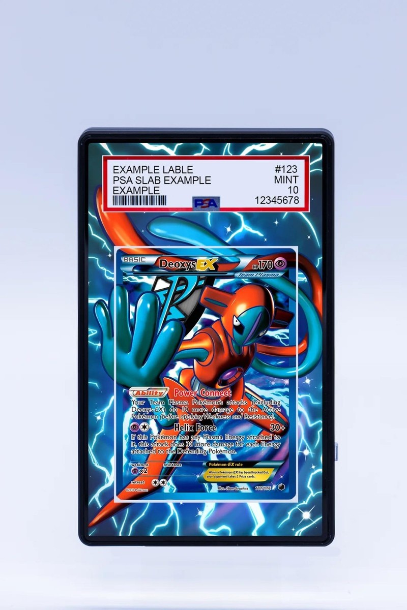 Deoxys EX 111/116 Plasma Freeze Pokemon Extended Artwork For PSA