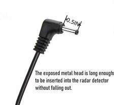 Radar Detector Power Cord Compatible with Cobra RAD 480i 350 380 450 Uniden D...