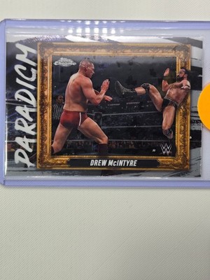 Drew McIntyre 2025 Topps Chrome WWE #PAR-DMI Paradigm Insert Trading Card