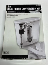 Everbilt 2 in. Dual Flush Quiet Toilet Conversion Kit Fill Valve & Flusher