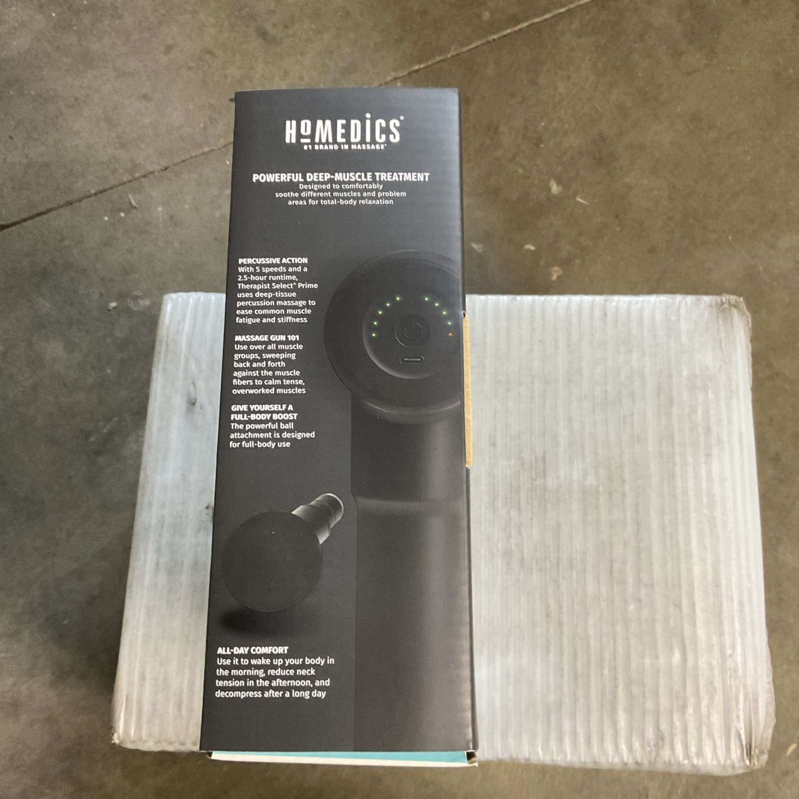 Homedics Therapist Select Prime Percussion Massager Rechargeable HHP-680 New.