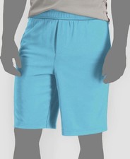  20 ID Ideology Mens Blue Adjustable Stretch Waist Mesh Break Shorts Size L