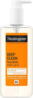 Neutrogena Deep Clean Face Wash Liquid Gel Cleanser Gentle Sensitive Skin 200ml