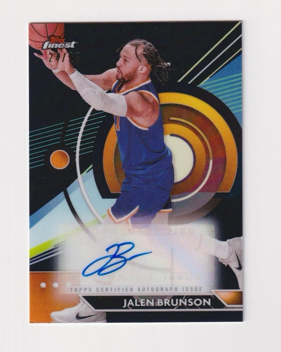 2023-24 Topps Finest - Jalen Brunson #FA-JB for sale | eBay