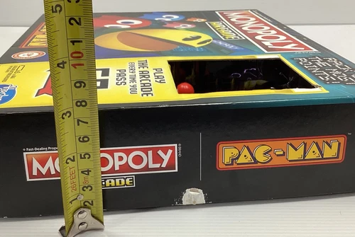 Monopoly PAC MAN Board Game Electronic Retro Arcade Bank Family Fun 2-4 Players - Picture 10 of 12