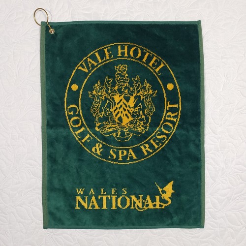 Vale Hotel Golf & Spa Resort Wales National Golf Course Golfbag Towel Green