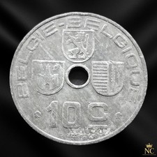 Belgique – 1944 – 10 centimes - Léopold III (NL) (N1996)