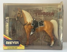Breyer Roy Rogers Trigger 758 Palomino Horse Hollywood New In Box With VHS Video