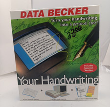 1999 Data Becker Your Handwriting Personal Font English Spanish New