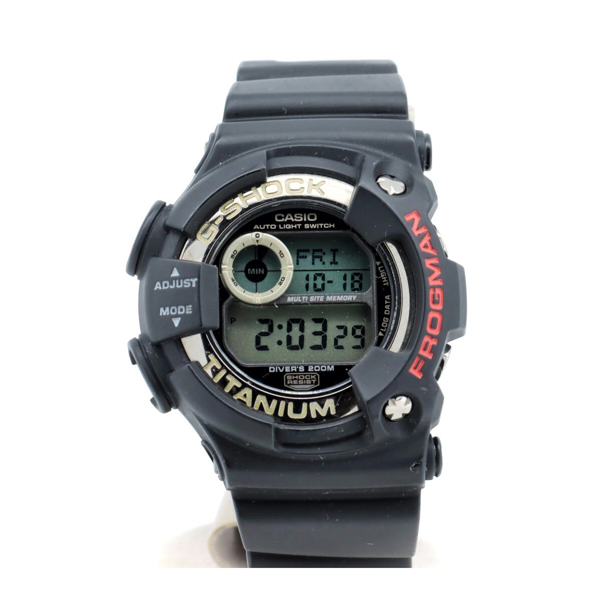 時計 G-SHOCK FROGMAN DW-9900BS-2JF Casio Frogman G SHOCK DW 9900 Men s Watch Solar Digital FROGMAN G