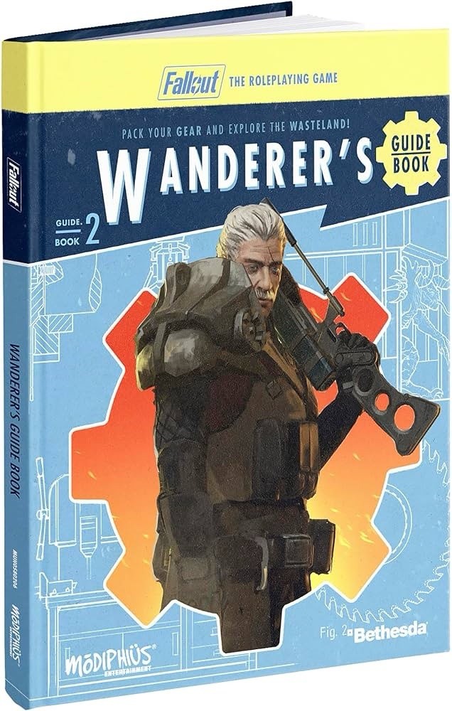 Modiphius, Fallout the Board Game: The Roleplaying Game Wanderer's Guide Book