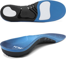 1.4-Inch High Arch Orthotic Insoles 220 Lbs for Plantar Fasciitis Relief