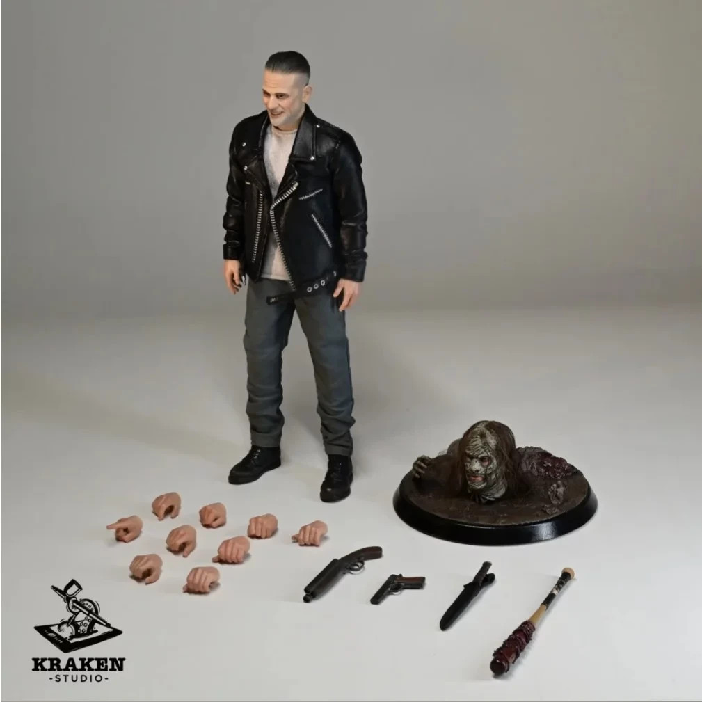 Figurine Negan Whisperer 16 cm en Résine de Collection Kraken Studio