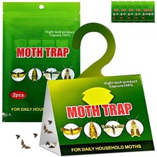 10pcs Pheromone Clothes Moth Traps, Carpet Moth Traps, Moth Monitoring Trap