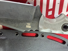 TKell Knives AEBL Fixed Blade Knife Nightstalker BATTLEWORN finish