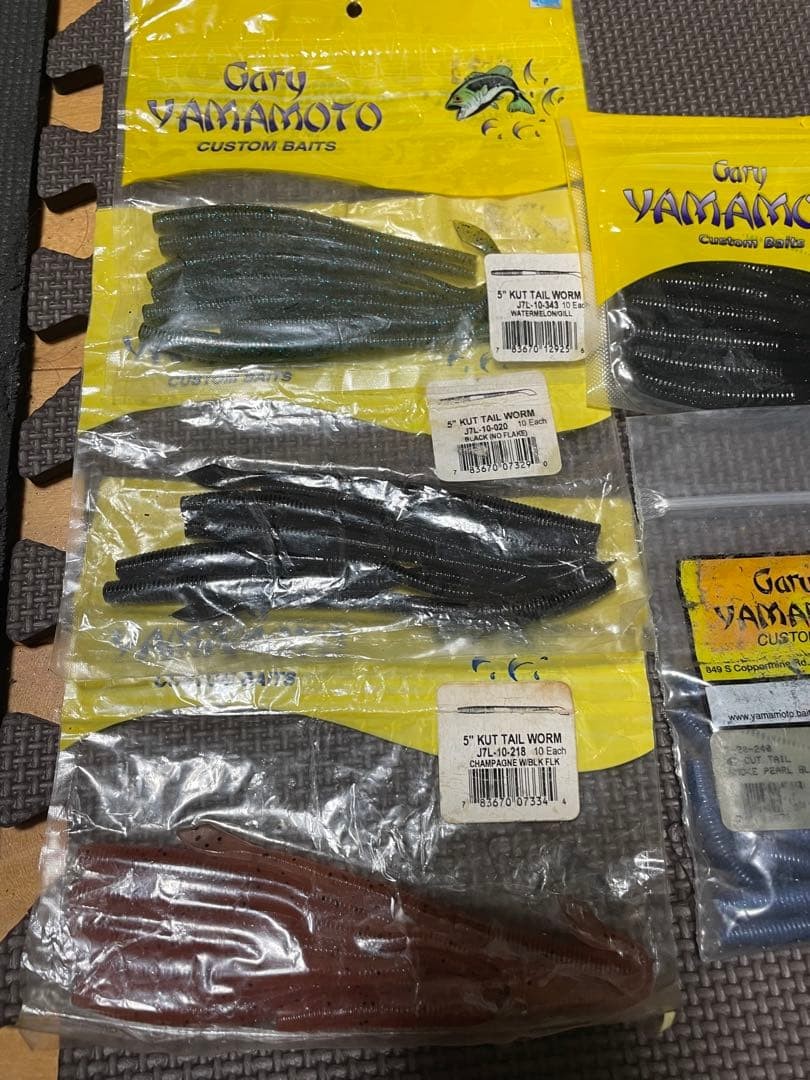 Gary Yamamoto Cut Tail Worm Each Size - Image 2