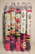 Lot Of 5 Ankyo Butterfly Building Block Bullseye Target 72 Count + Sheet Sticker