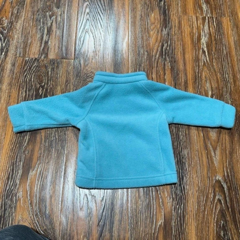 Chaqueta polar Columbia 3/6 meses 3M para niña o niño azul Foto 2 de 3