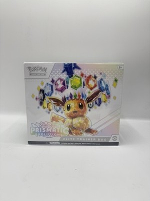 Pokemon Prismatic Evolutions ETB Elite Trainer Box Brand New Factory Sealed