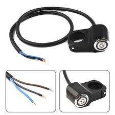 Blue LED 22mm Motorcycle Handlbar Switches Headlight, Fog Switch