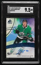 2020 SP Game Used Authentic Rookies Blue Jason Robertson SGC 9.5 Mint+ Auto 4zj