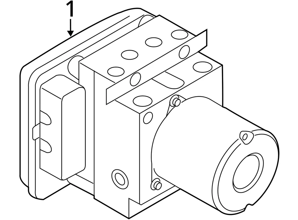 Anti-Lock Brake Part Assembly Fits 15-18 AUDI A7 2025883 — 第 4/4 张图片