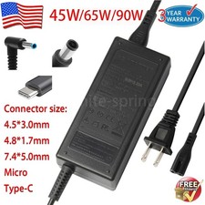 AC Adapter Laptop Charger For HP Pavilion ENVY Chromebook Probook Type C USB C