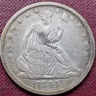 1844 O Seated Liberty Half Dollar 50c Better Grade VF  #96135