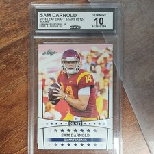 Leaf 2018 Draft Sam Darnold #54 Football Rookie Base Set CCG Gem Mint 10 Card