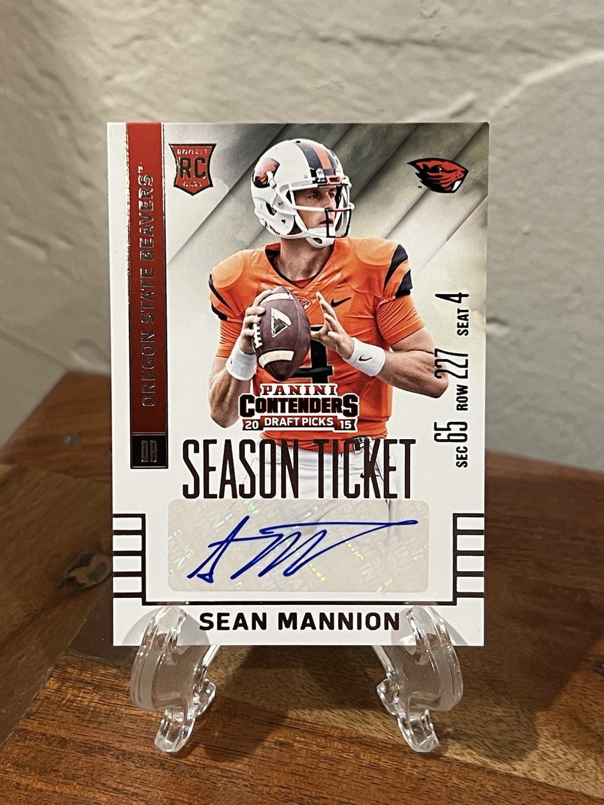 Sean Mannion Panini Contenders Draft Picks #120 Autograph