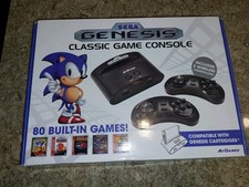 Sega Genesis Classic Game Consol 80 Games Bui...