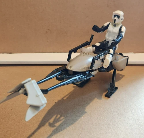 Star Wars ROTJ Speeder Bike & Biker Scout Original Complete Kenner 1983!!! READ!