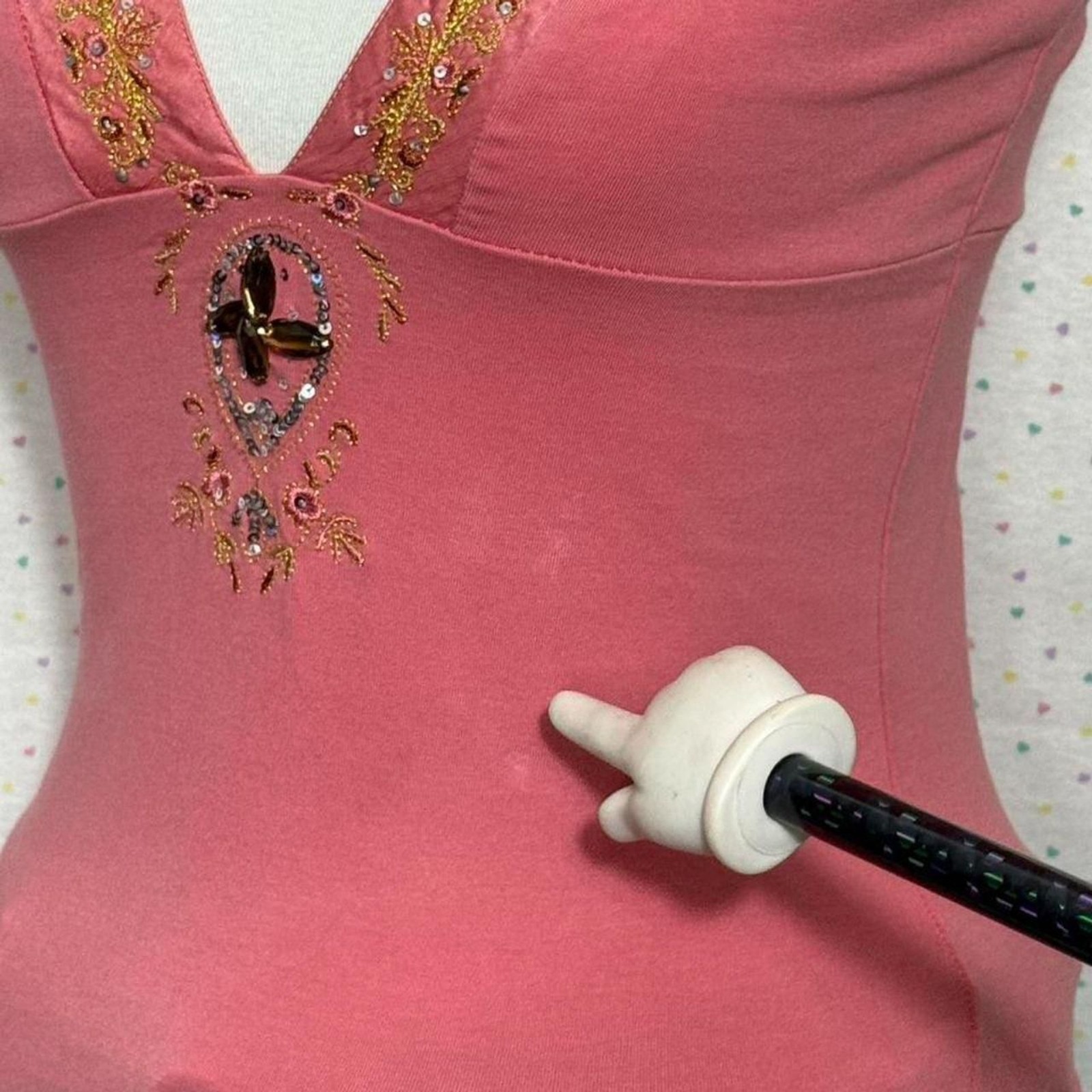 Vintage Beaded Halter top