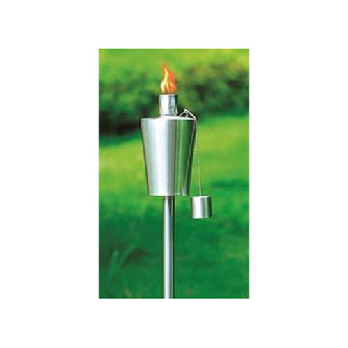 Tiki Torch Lantern Light Stainless Steel Pack of 6 Paraffin Fuel 230ml - 第 1/9 張圖片