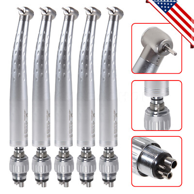 1-5 KAV Style Dental High Speed Handpiece With 4 Hole Quick Coupling 360°Swivel